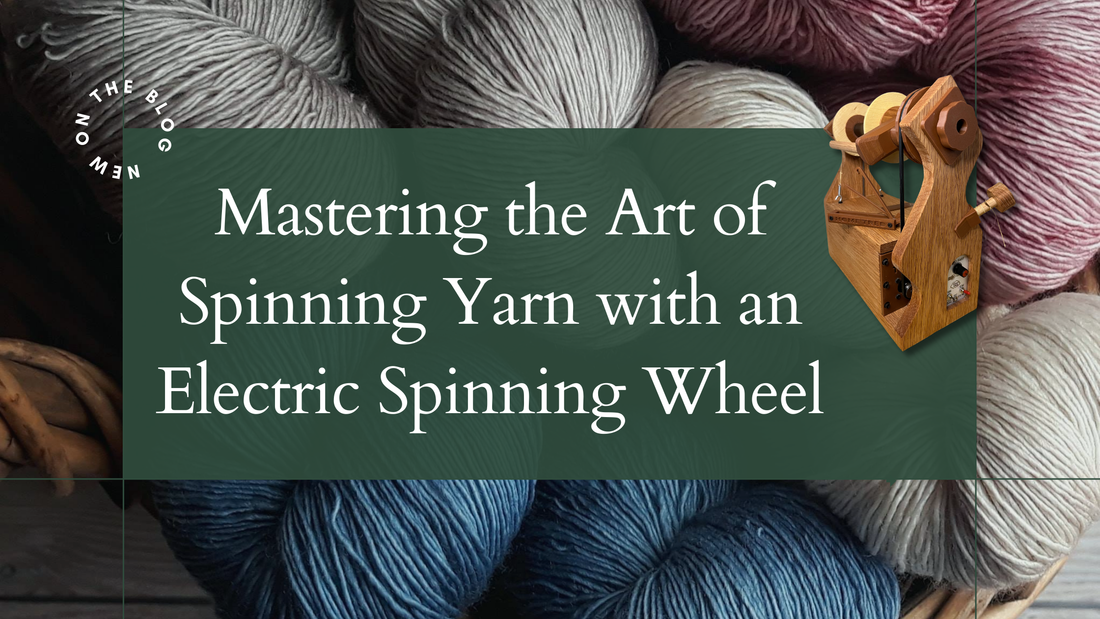 How to spin yarn with an electric spinning wheel - Home Tred